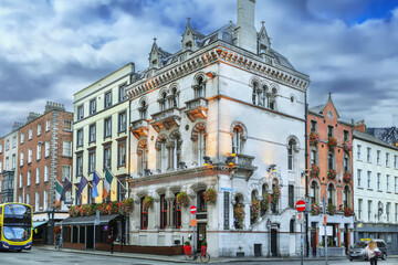 Fototapeta na wymiar Street in Dublin, Ireland