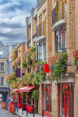 Temple Bar street, Dublin, Ireland - obrazy, fototapety, plakaty