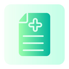 Obraz premium invoice gradient icon