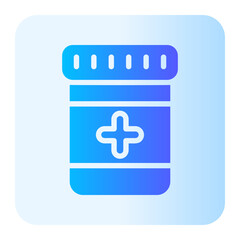 Obraz premium jar gradient icon