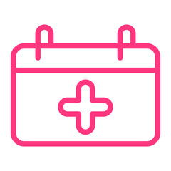 Fototapeta premium calendar gradient icon