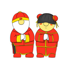 Gnome Chinese new year 