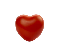 Red insulated volumetric heart.valentine's day.love 