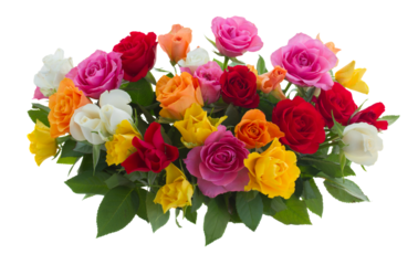 bouquet of fresh roses