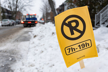 Période de déneigement et remorquage