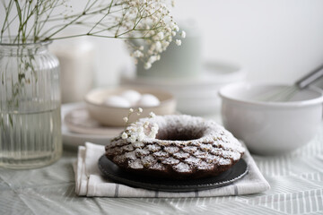 delicious homemade chocolate cake