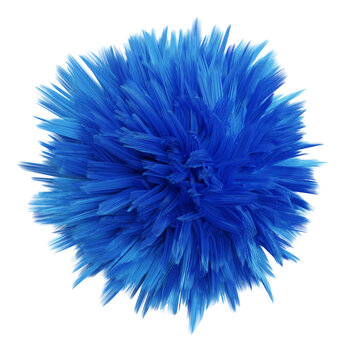3d rendering of fluffy ball isolated on transparent background
