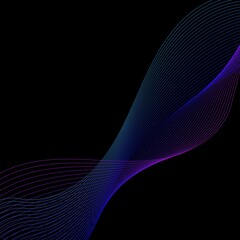 abstract blue wave background