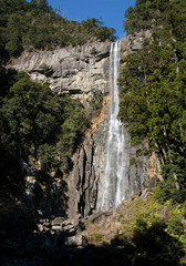 Fototapeta na wymiar Nachi Waterfall near Kii-Katsuura in Japan on a sunny day
