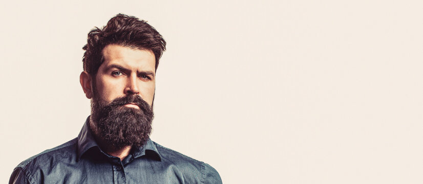 Male beard and mustache. Elegant man and business. Elegant handsome man. Handsome bearded businessman