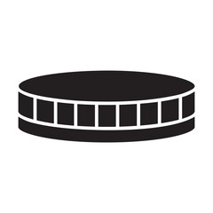 lens glyph icon