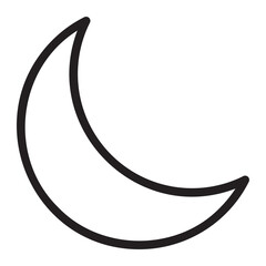 night mode line icon