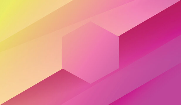 modern gradient hexagon background abstract purple color © LOGTURNAL