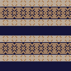 Argyle Fair Isle Seamless Pattern Design