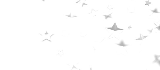 A gray whirlwind of silver snowflakes and stars. New