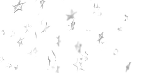stars. Confetti celebration, Falling silver abstract decoration for party, birthday celebrate,