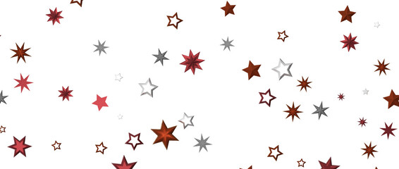 Holiday golden decoration, glitter frame isolated -