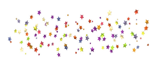 stars background, sparkle lights confetti falling. magic shining Flying christmas stars on night