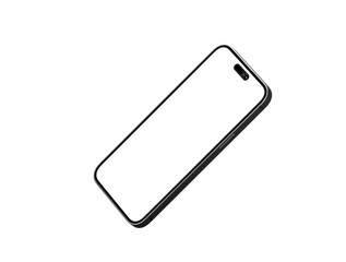 smartphone  With Blank Screen in 3d - mockup