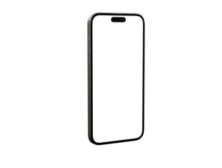 3d render illustration hand holding the white smartphone