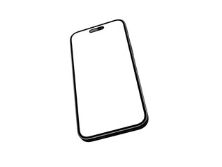 Smartphone. Mobile phone Template. Telephone 3d