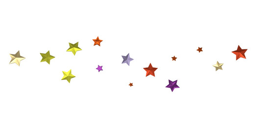 Glossy 3D Christmas star icon. Design element for holidays. -