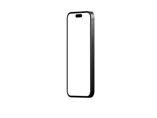 realistic smartphone template mockup for user experience presentation
