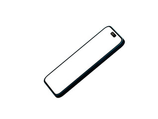 3d render illustration hand holding the white smartphone