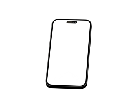 realistic smartphone template mockup for user experience presentation. Stylish concept design for websites, applications and landing pages.