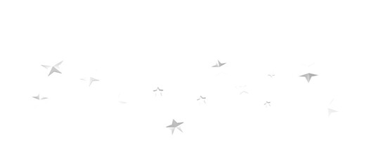 A gray whirlwind of silver snowflakes and stars. New