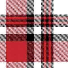 Red Minimal Plaid textured Seamless Pattern