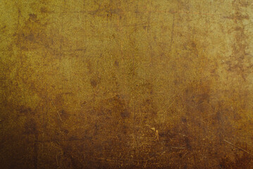 Dark abstract background with scuffs and scratches. Metal texture with rust