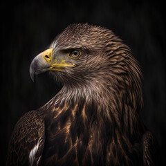 Obraz premium White Tailed Eagle-Generative AI