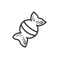 candy, dulce, logo design.