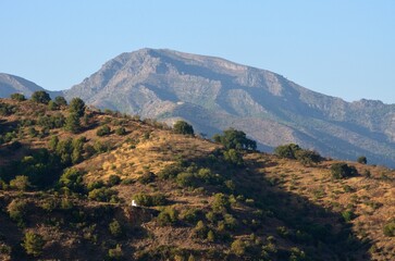Fototapeta na wymiar Vistas desde Tolox, Sierra de las Nieves