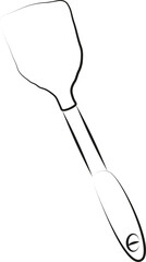 spatula outline