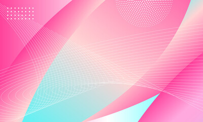 Bright color pink blue purple violet white dynamic abstract shapes background design