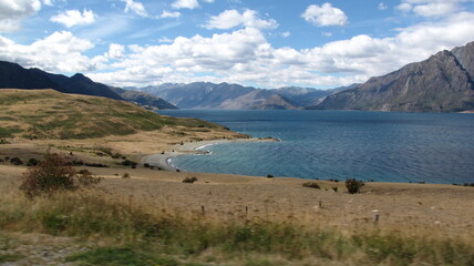 lake in the mountains