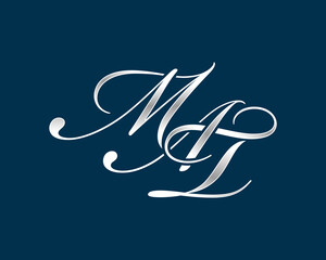 interconnecting leter M, letter A and letter T