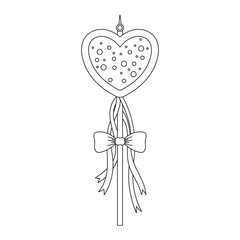 Toy Outline Illustration for Kids Coloring book