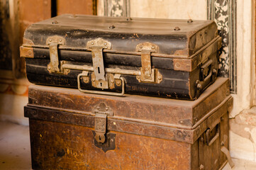 old wooden box