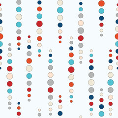 Seamless background with circles of different sizes