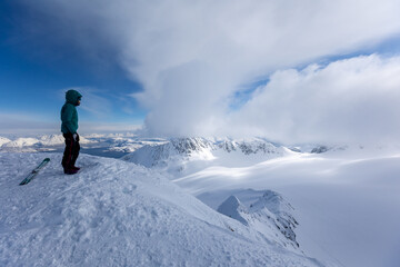 Fototapeta Skitouring Lyngen, Norway obraz