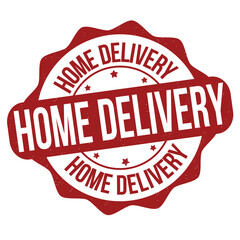 Home delivery label or stamp