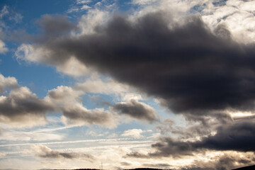 Landscape in the mountains of Romania