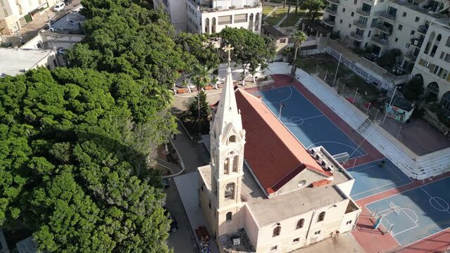 Church in the old city of Jaffa