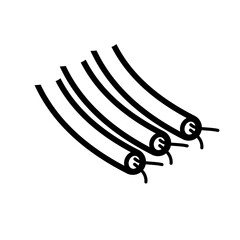 Cable Icon,Optical Fiber, Cable vector, wire icon