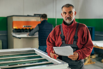 A portrait of a handyman at work