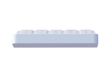 Calculator isolated on white background. 3d render