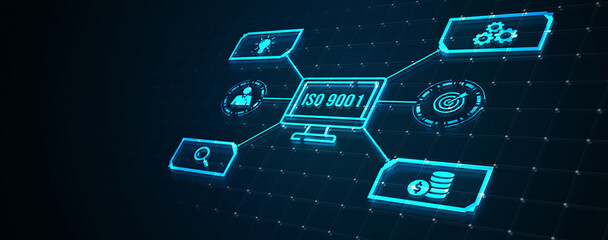 Internet, business, Technology and network concept. The concept of business, technology, the Internet and the network. 3d illustration.